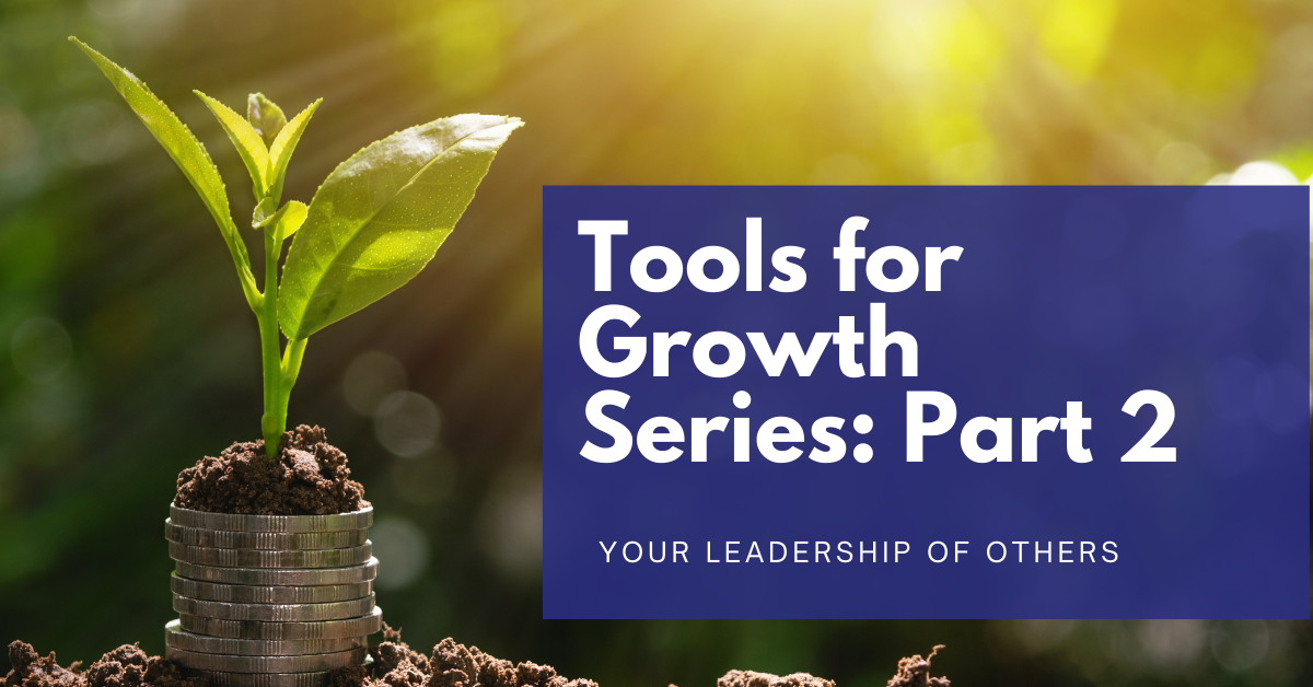 You are currently viewing Tools for Growth Series: Part 2 – Your LEADERSHIP of others